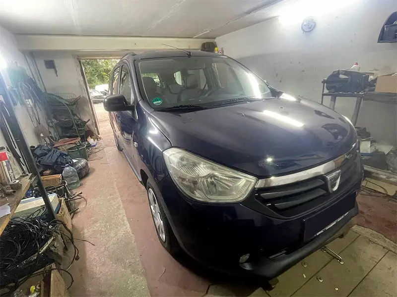 Встановлення ГБО на Dacia LODGY у Запоріжжі загальний вигляд